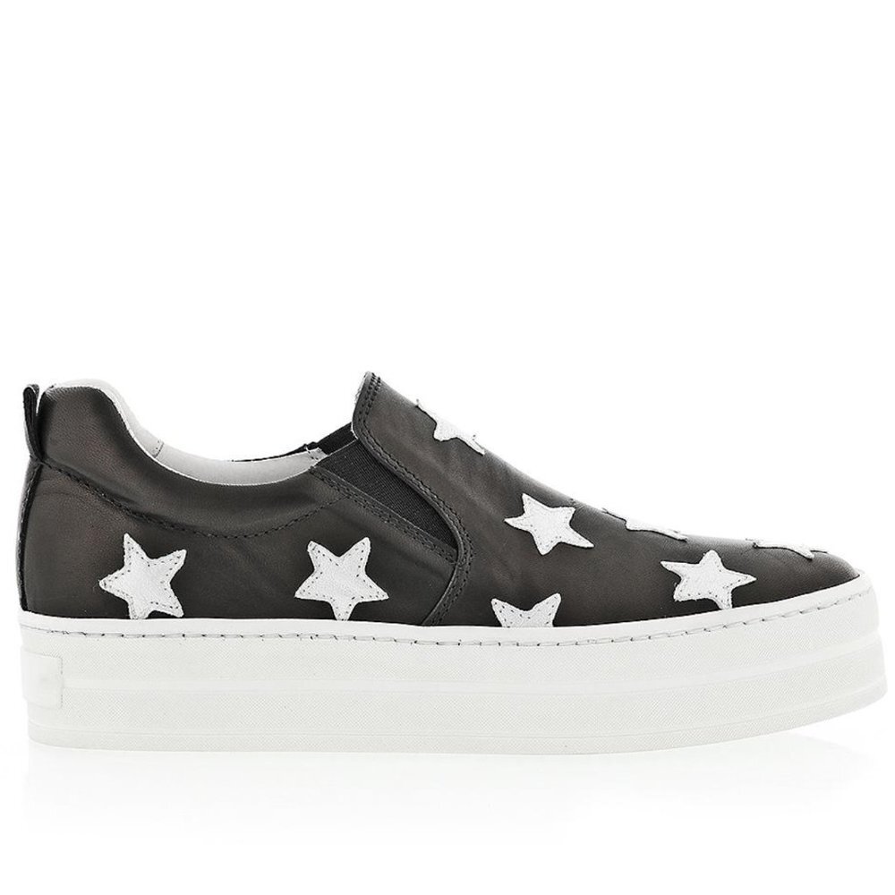 GABRIELLA MICHEL Leather Stars Slip On
